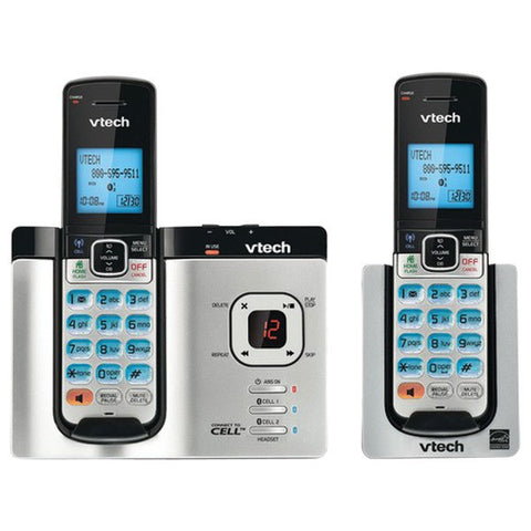 VTECH DS6621-2 DECT 6.0 Connect-to-Cell(TM) 2-Handset Cordless Phone System