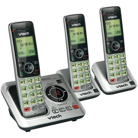 VTECH VTCS6629-3 DECT 6.0 Expandable Speakerphone with Caller ID (3-Handset System)