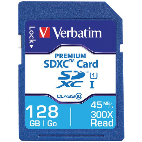 VERBATIM 44025 Class 10 Premium SDXC(TM) Card (128GB)