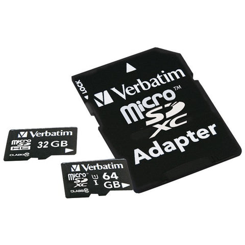 VERBATIM 44082 microSDHC(TM) Card with Adapter (16GB; Class 10)