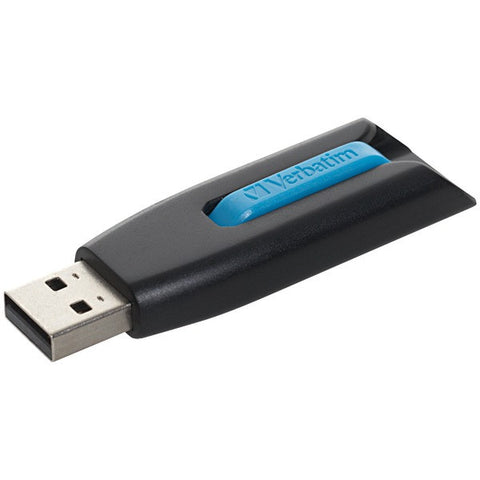 VERBATIM 49176 16GB SuperSpeed USB 3.0 Store 'n' Go(R) V3 USB Drive (Caribbean Blue)
