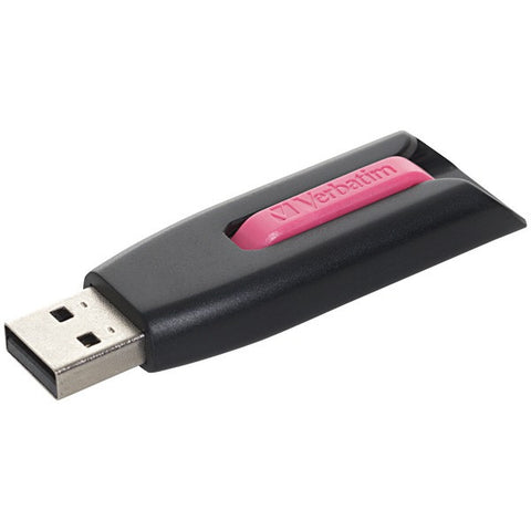 VERBATIM 49178 16GB SuperSpeed USB 3.0 Store 'n' Go(R) V3 USB Drive (Hot Pink)