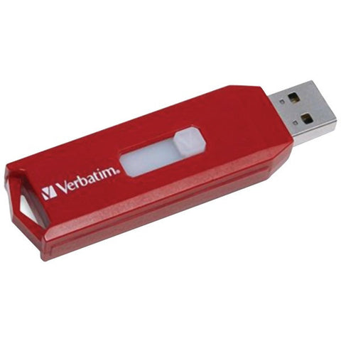 VERBATIM 95507 Store 'n' Go(R) USB Flash Drive, Red (8GB)