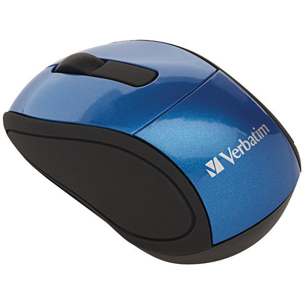 VERBATIM 97471 Wireless Mini Travel Mouse (Blue)