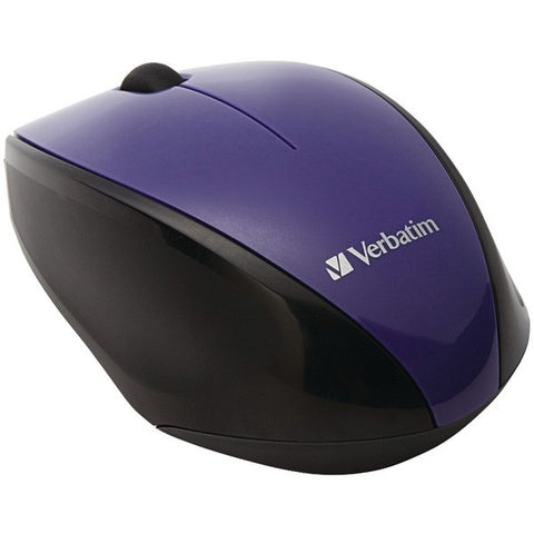 VERBATIM 97994 Wireless Multi-Trac Blue LED Optical Mouse (Purple)