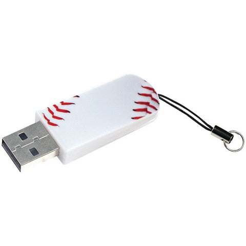 VERBATIM 98508 8GB Mini USB Flash Drive, Sports Edition (Baseball)