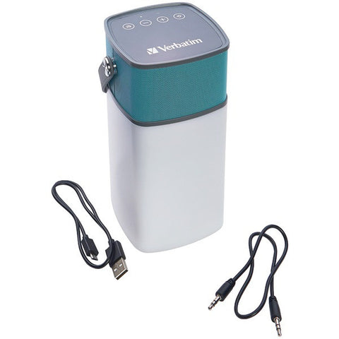 VERBATIM 98594 Mini 2-in-1 Water-Resistant Bluetooth(R) Lantern Speaker