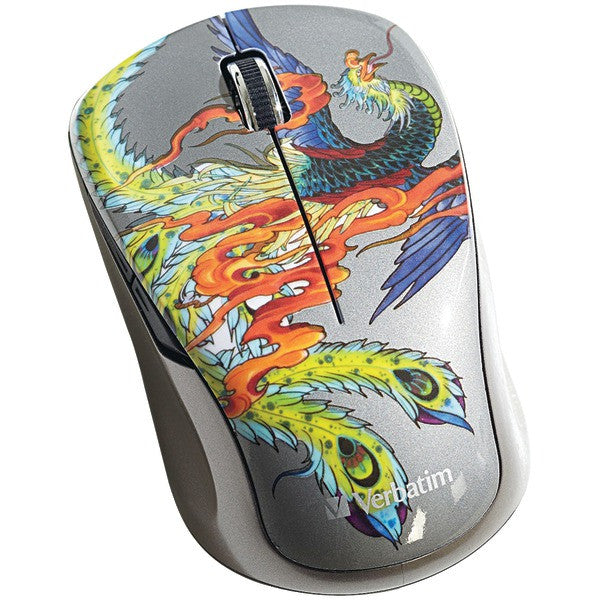 VERBATIM 98613 Wireless Multi-Trac Blue LED Mouse (Phoenix)