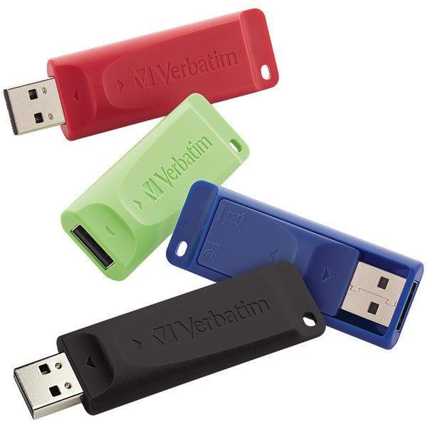 VERBATIM 99123 16GB Store 'n' Go(R) USB Flash Drive, 4 pk