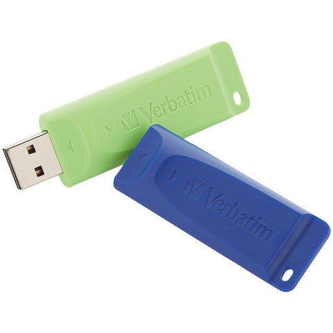 VERBATIM 99124 32GB Store 'n' Go(R) USB Flash Drives, 2 pk