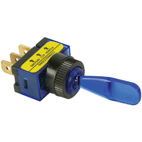 BATTERY DOCTOR 20503 On-off Illuminated 20-Amp Toggle Switch (Blue)