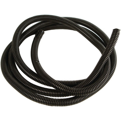 AMERICAN TERMINAL 27051 Black Split-Loom Cable Tubing, 100ft (.5")