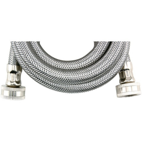 CERTIFIED APPLIANCE WM72SS Braided Stainless Steel Washing Machine Hose (6ft)
