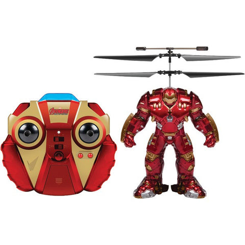 World Tech Toys 34870 2-Channel Marvel(R) IR Helicopter with Action Phrases & LED LIghts (Hulkbuster(R))