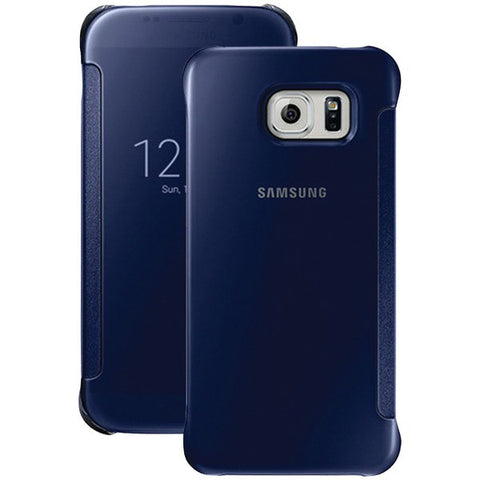 SAMSUNG 34-2887-05-XP Samsung(R) Galaxy S(R) 6 S-View Flip Cover (Clear-Black Sapphire)