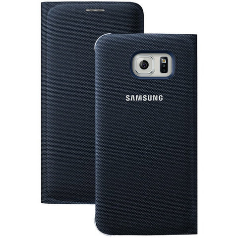 SAMSUNG 34-2898-05-XP Samsung(R) Galaxy S(R) 6 edge Wallet Flip Cover (Black Sapphire Fabric)