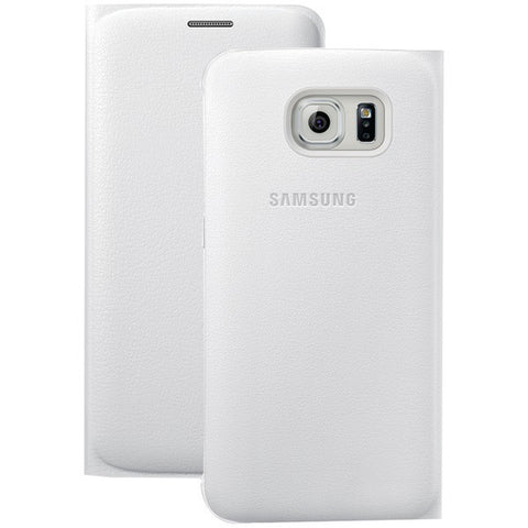 SAMSUNG 34-2905-05-XP Samsung(R) Galaxy S(R) 6 edge Wallet Flip Cover (White Pearl)
