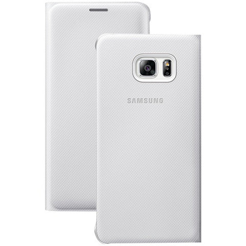 SAMSUNG 60-3521-05-XP Samsung(R) Galaxy S(R) 6 edge+ Wallet Flip Cover (White)