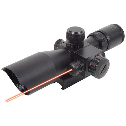 FIREFIELD FF13011 2.5-10 x 40mm Riflescope with Laser (Red)
