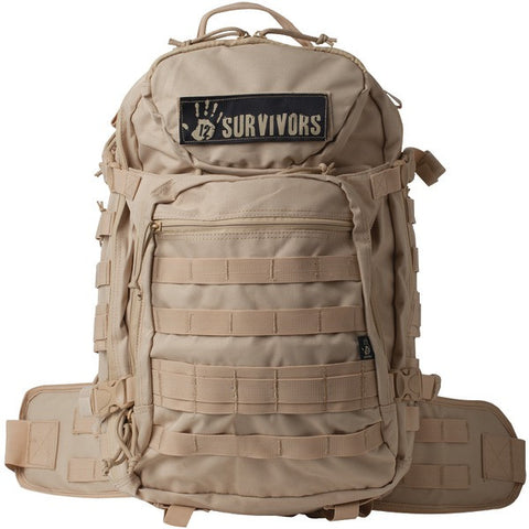 12 SURVIVORS TS41000T Tactical Backpack (Tan)