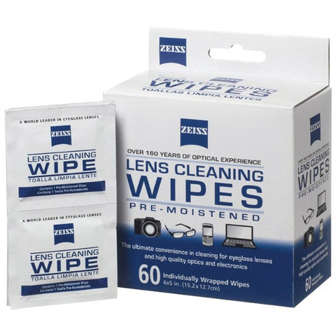 ZEISS 000000 2127 721 Box Lens Wipes (60-Count)